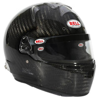 Thumbnail for Bell RS7 ULTRA Carbon helmet rear angled view showing visor band and carbon fiber shell image