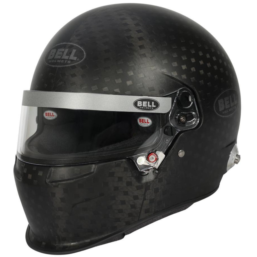 Bell RS7 X Lite Ultra Carbon helmet front angled view image