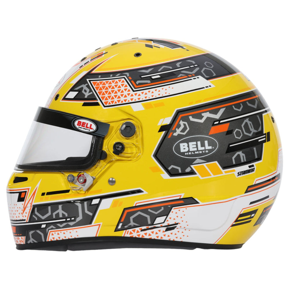 Bell RS7-K PRO Stamina Anthracite/Yellow Kart Helmet - Snell K2025 | FIA | Free GIFT, FIA8878-2024 | Snell K2025 Bell RS7-K PRO Stamina Anthracite/Yellow Kart Helmet - Snell K2025 | FIA | Free GIFT, FIA8878-2024 | Snell K2025