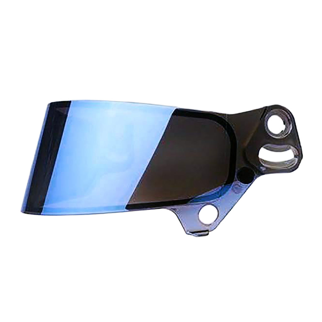 Bell SE077 helmet shield blue mirror fits HP77 helmet