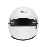 Thumbnail for Bell XD-7 PRO White helmet front view with visor