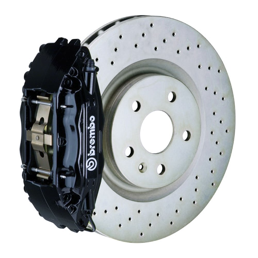 Brembo Front 332x32 One Piece Rotors + Four Piston Calipers - Competition Motorsport
