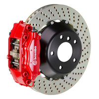 Thumbnail for Brembo Rear 345x28 Rotors + Four Piston Calipers (2-Piece) - Competition Motorsport