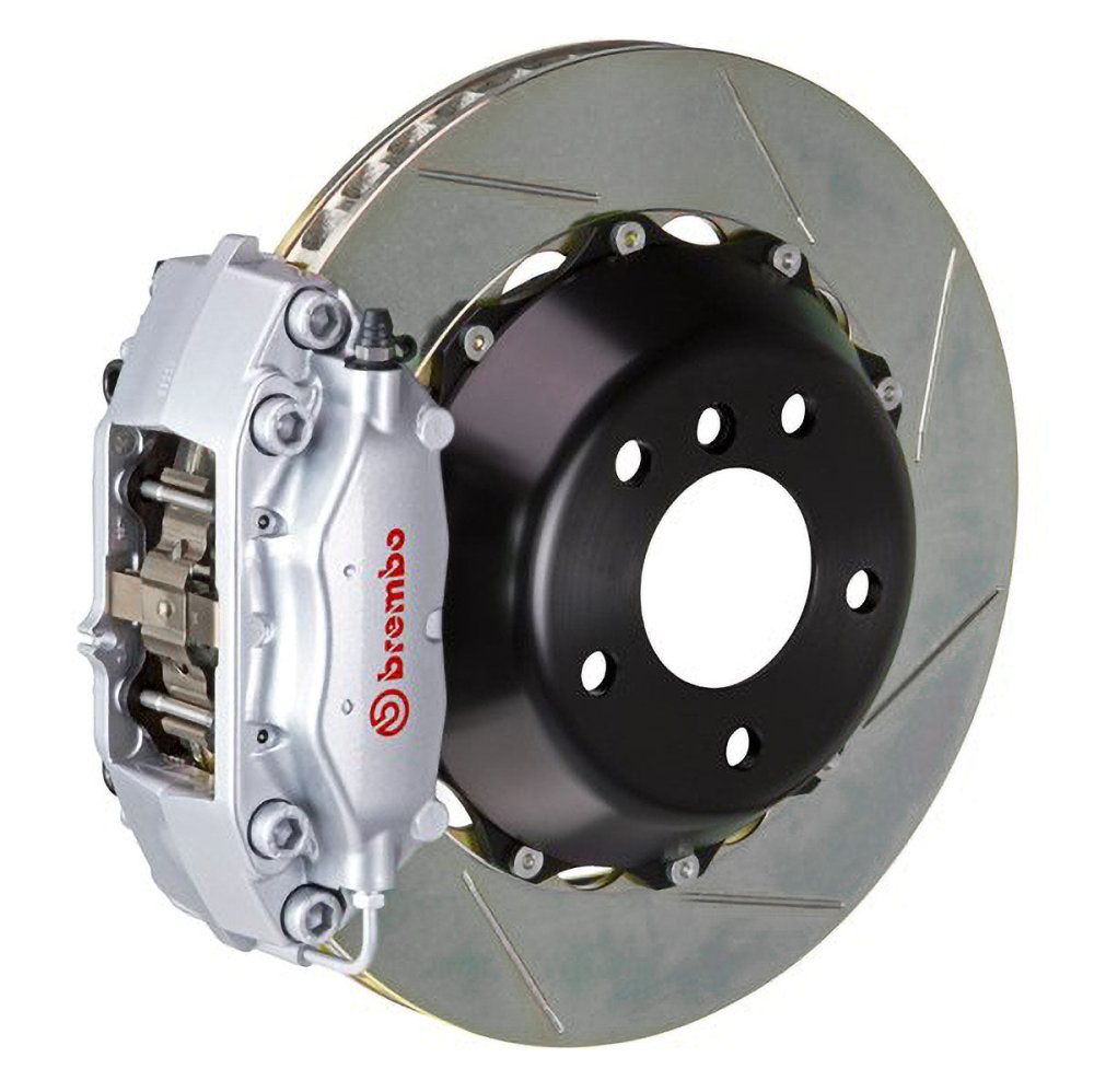 Brembo Rear 345x28 Rotors + Four Piston Calipers (2-Piece) - Competition Motorsport