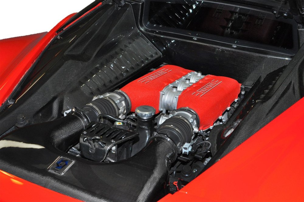 C3 Carbon Ferrari 458 Carbon Fiber Engine Trim - Competition Motorsport