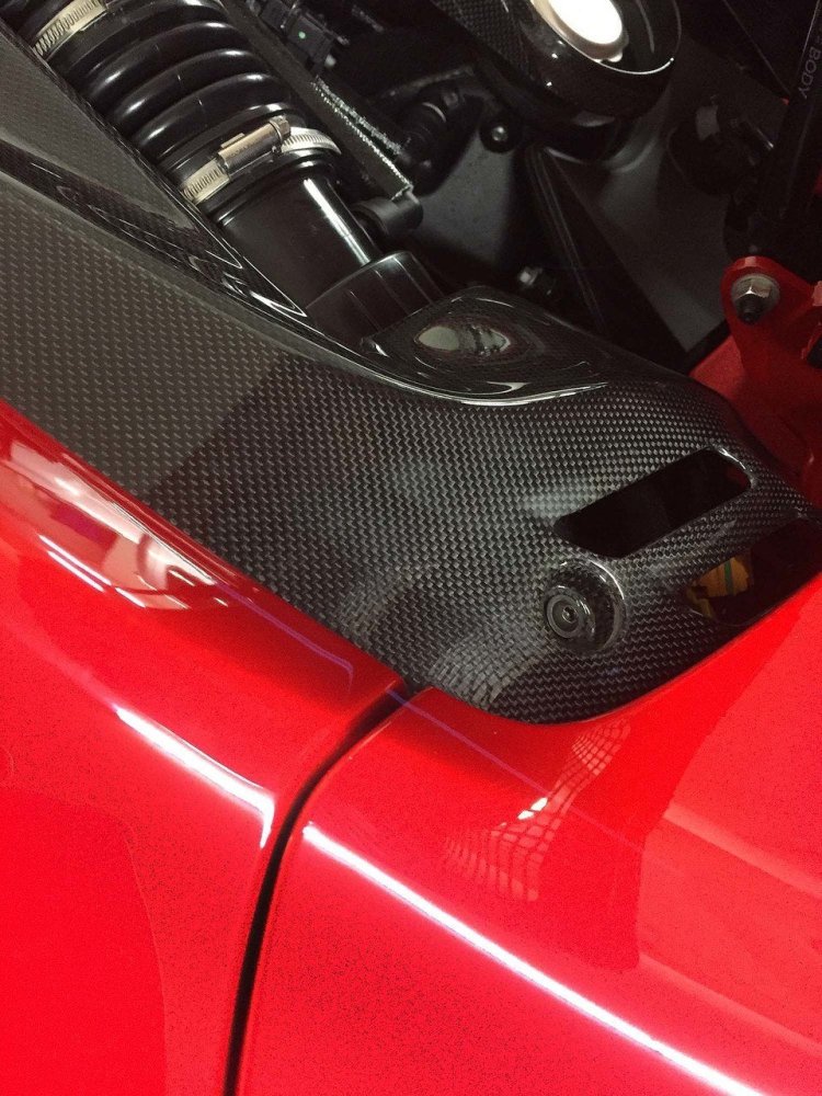 C3 Carbon Ferrari 488 Spider Carbon Fiber Complete Engine Kit - Competition Motorsport