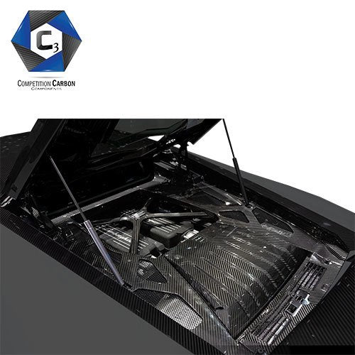 C3 Carbon Lamborghini Huracan LP610 Carbon Fiber Complete Engine Bay - Competition Motorsport
