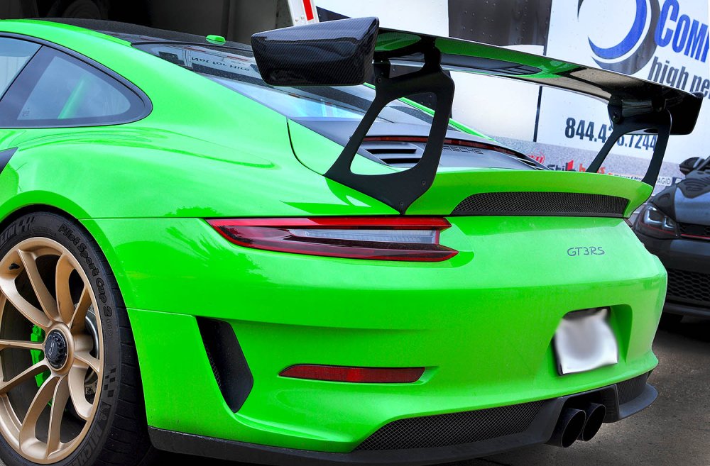 Gt2 Rs Rear Wing C3 Carbon Porsche GT2 RS Style Wing End Plates for GT3 RS from ...