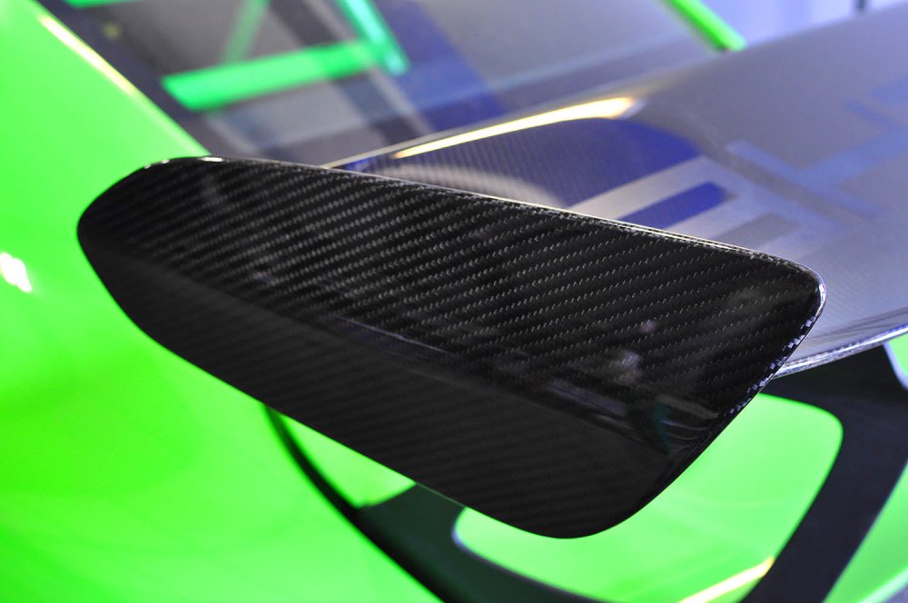 C3 Carbon Porsche GT3 RS Carbon Fiber Rear Wing End Plates - Competition Motorsport