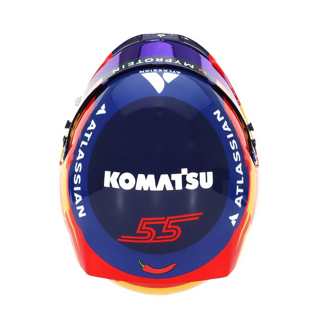 carlos-sainz-2025-mini-helmet-williams-Top-image