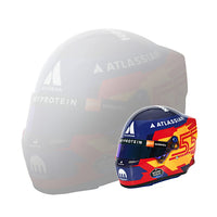 Thumbnail for Bell HP77 Carlos Sainz 1:2 Scale F1 Mini Helmet | Williams 2025 F1 Season