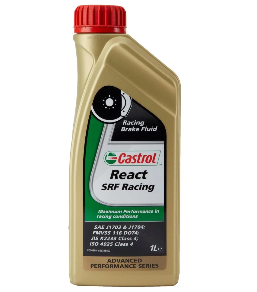 Castrol React SRF Synthetic Racing Brake Fluid - Competition Motorsport