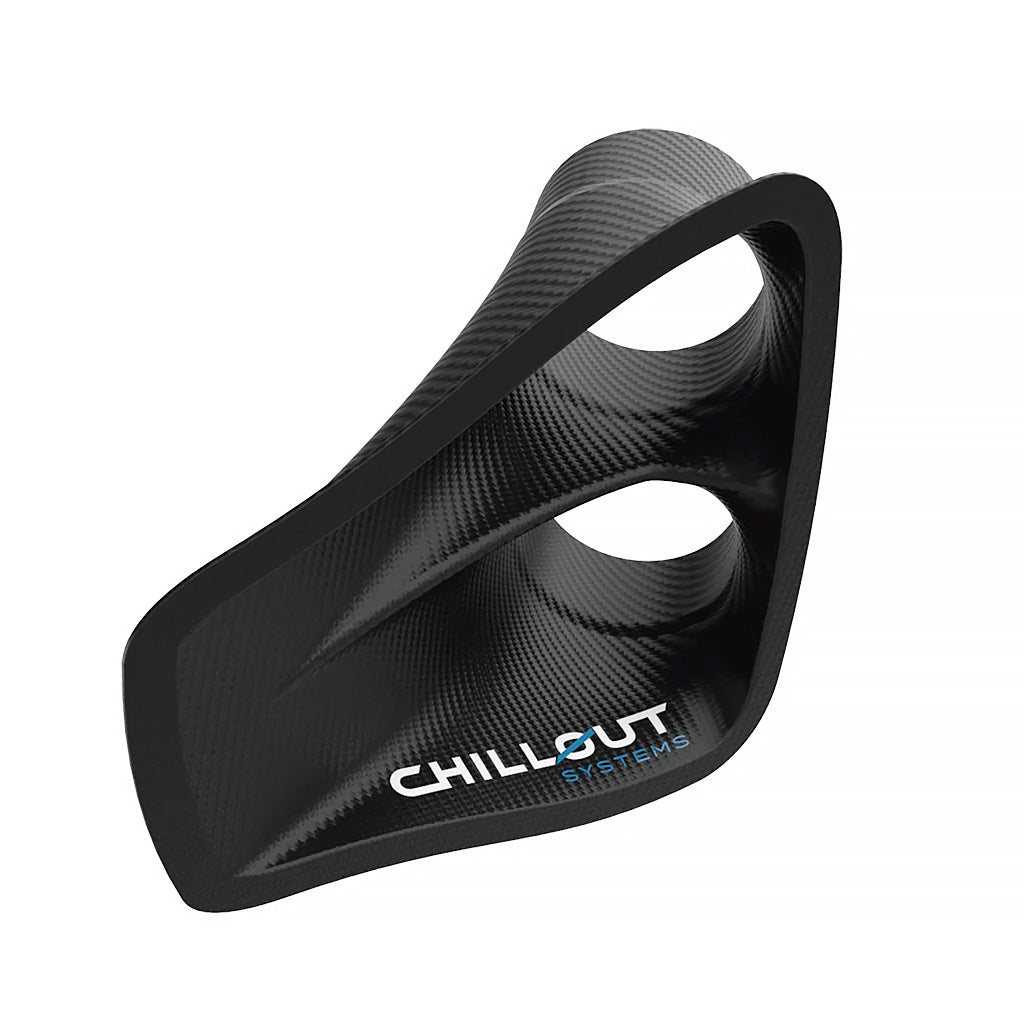 Chillout Systems Carbon Fiber Dual NACA Duct for driver cooling airflow management
