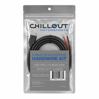 Thumbnail for ChillOut Motorsports IceBox 12V Automotive Hardwire Kit in retail packaging with USB-C to bare-wire cable