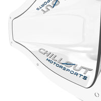 Thumbnail for Close-up of Chillout Motorsports logo on ultra-transparent 3