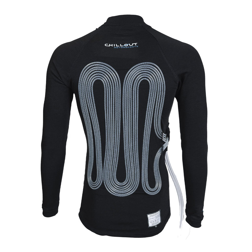 Chillout Systems Pro Touring Cooling Shirt Black Rear with Tubing-Image