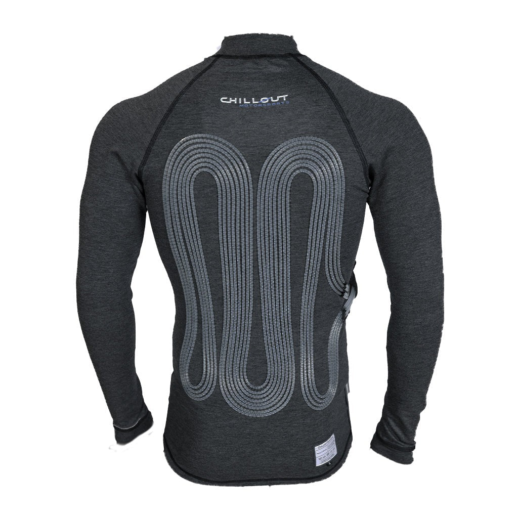 Chillout Systems Pro Touring Cooling Shirt Charcoal Front View-Image