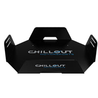 Thumbnail for Chillout Systems IceBox 17L black aluminum baseplate angled view with Chillout Motorsports logo.