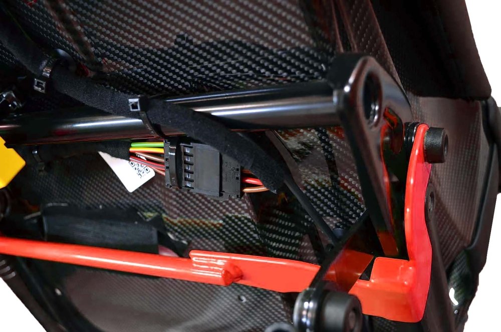 CMS Performance Sub Strap Mount for Porsche Carbon Bucket Seat - Competition Motorsport