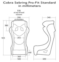 Thumbnail for Cobra Sebring Pro-Fit Racing Seat - Competition Motorsport