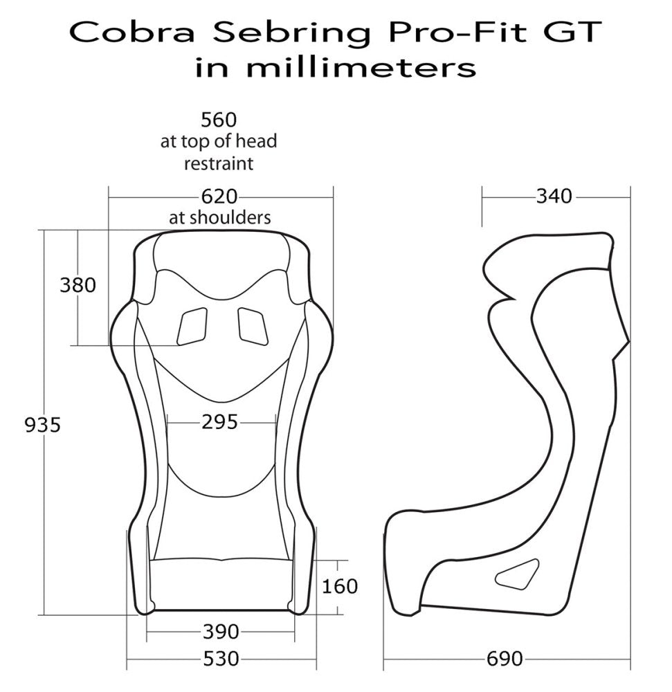 Cobra Sebring Pro-Fit Racing Seat - Competition Motorsport