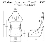 Thumbnail for Cobra Suzuka Pro-Fit Racing Seat - Competition Motorsport