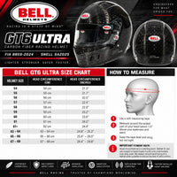 Thumbnail for Bell GT6 ULTRA Carbon Fiber Helmet sizing chart