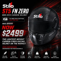 Thumbnail for Stilo ST5 FN ZERO 8860-2018 Carbon Fiber Helmet
