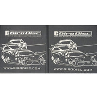 Thumbnail for Giro Disc racing brakes and technology box with car illustrations on a black background