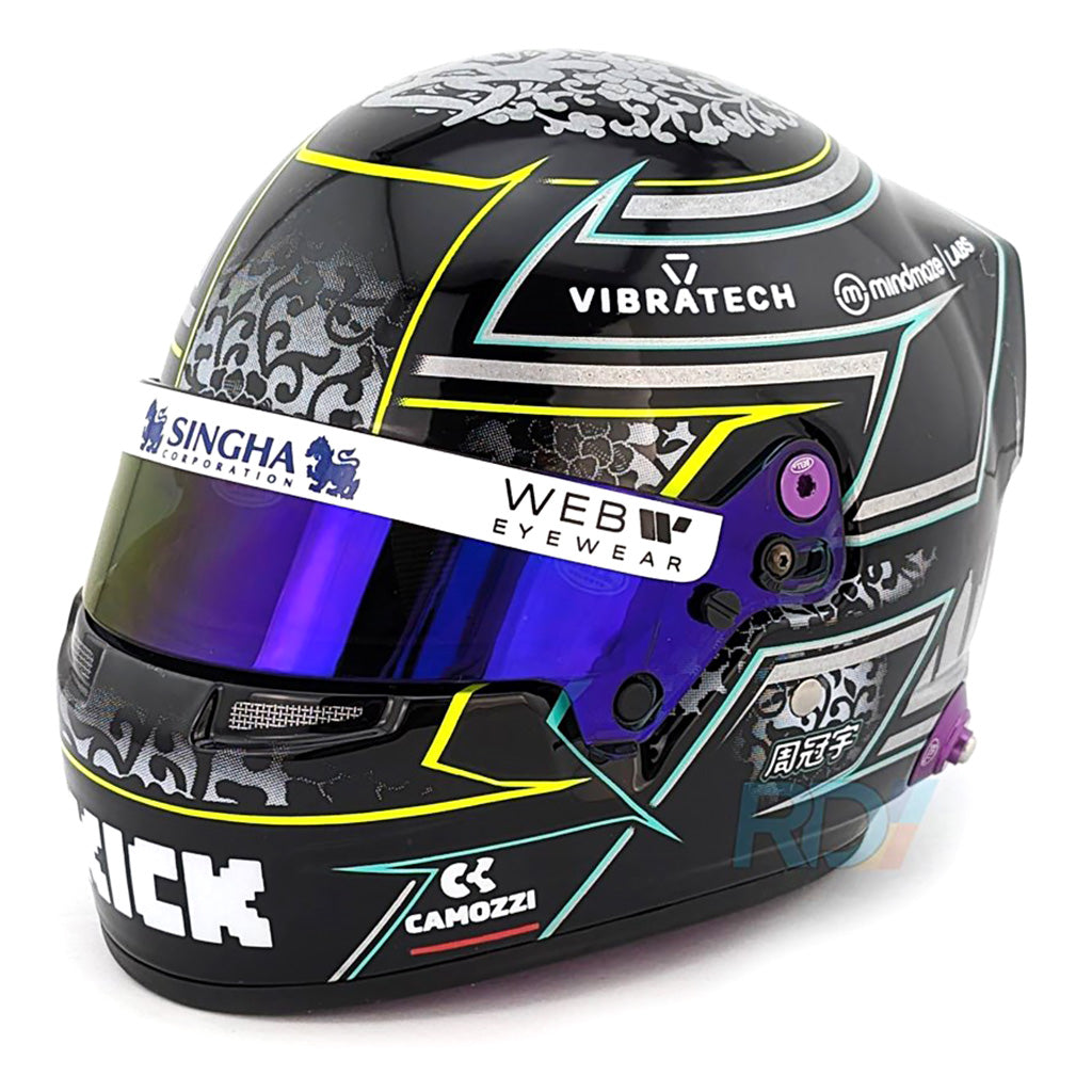 Bell HP77 Guanyu Zhou 1:2 Scale F1 Mini Helmet | Kick Sauber 2024 Season