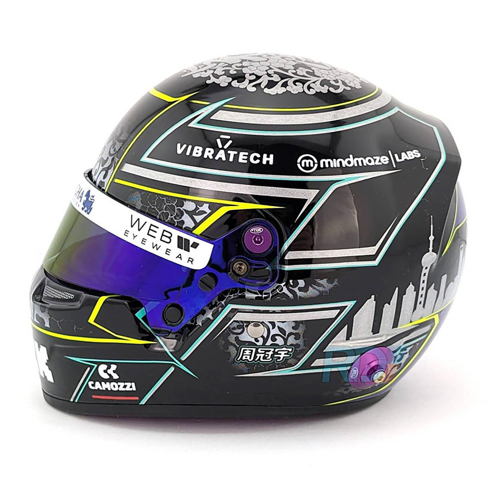Bell HP77 Guanyu Zhou 1:2 Scale F1 Mini Helmet | Kick Sauber 2024 Season