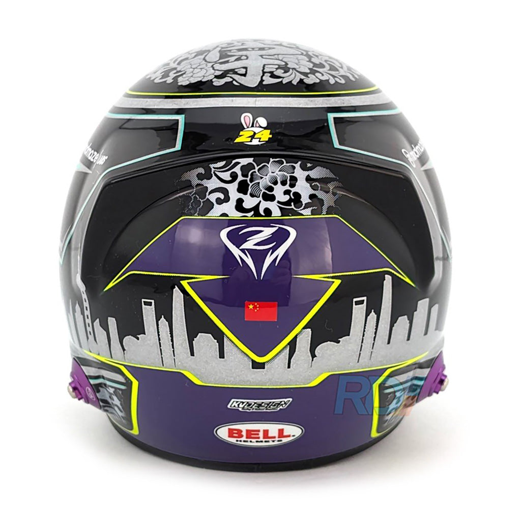 Bell HP77 Guanyu Zhou 1:2 Scale F1 Mini Helmet | Kick Sauber 2024 Season