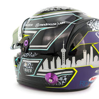 Thumbnail for Bell HP77 Guanyu Zhou 1:2 Scale F1 Mini Helmet | Kick Sauber 2024 Season