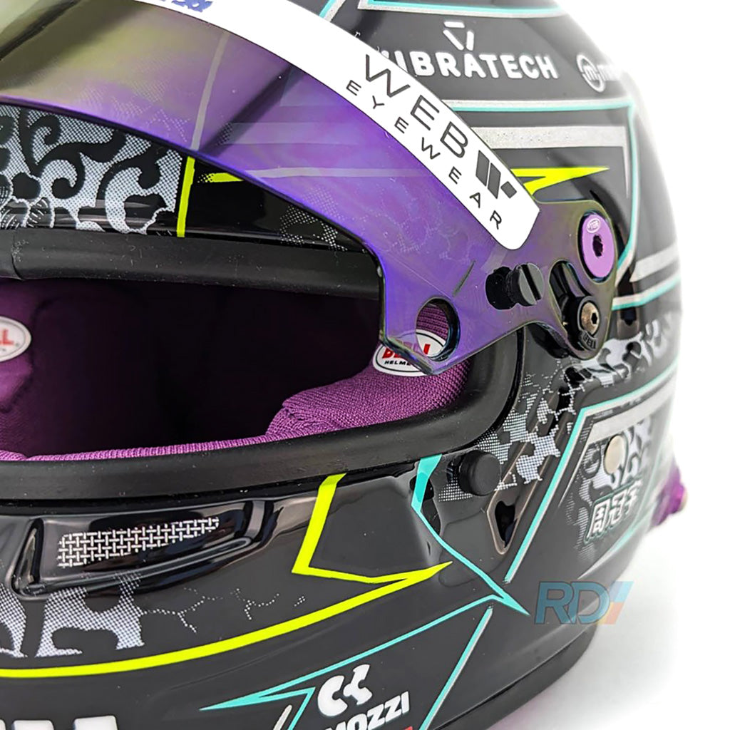 Bell HP77 Guanyu Zhou 1:2 Scale F1 Mini Helmet | Kick Sauber 2024 Season