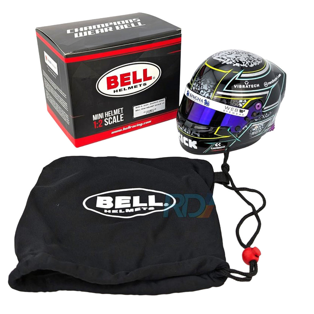 Bell HP77 Guanyu Zhou 1:2 Scale F1 Mini Helmet | Kick Sauber 2024 Season