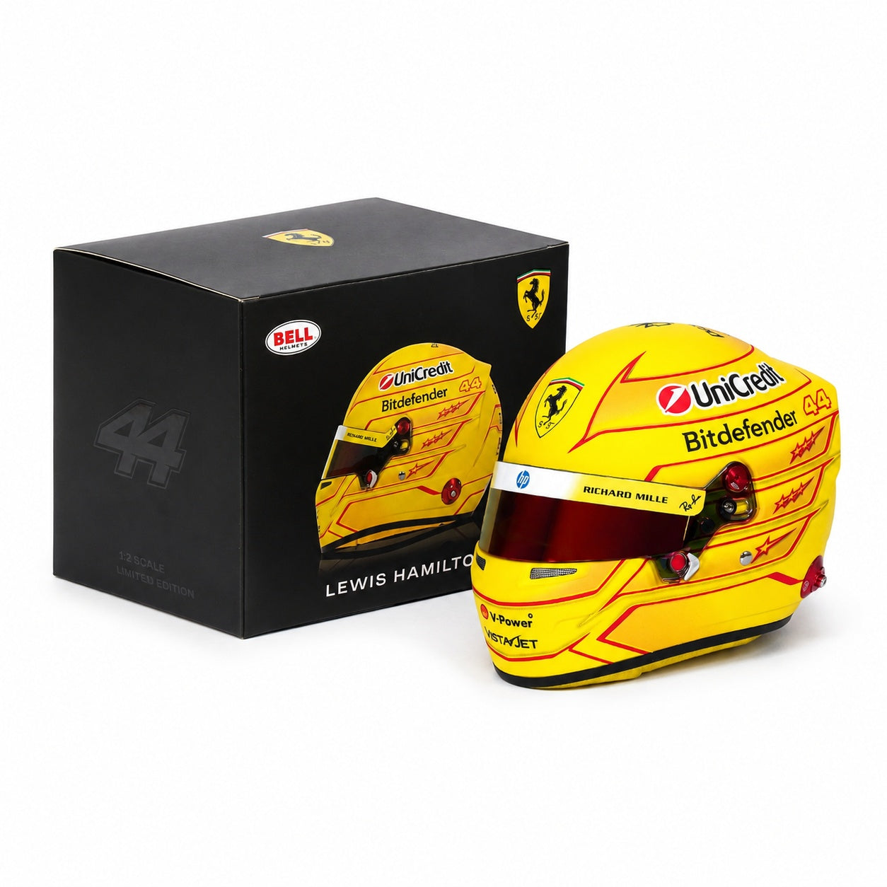 Buy Lewis Hamilton 1:2 Scale F1 Mini Helmet / Ferrari