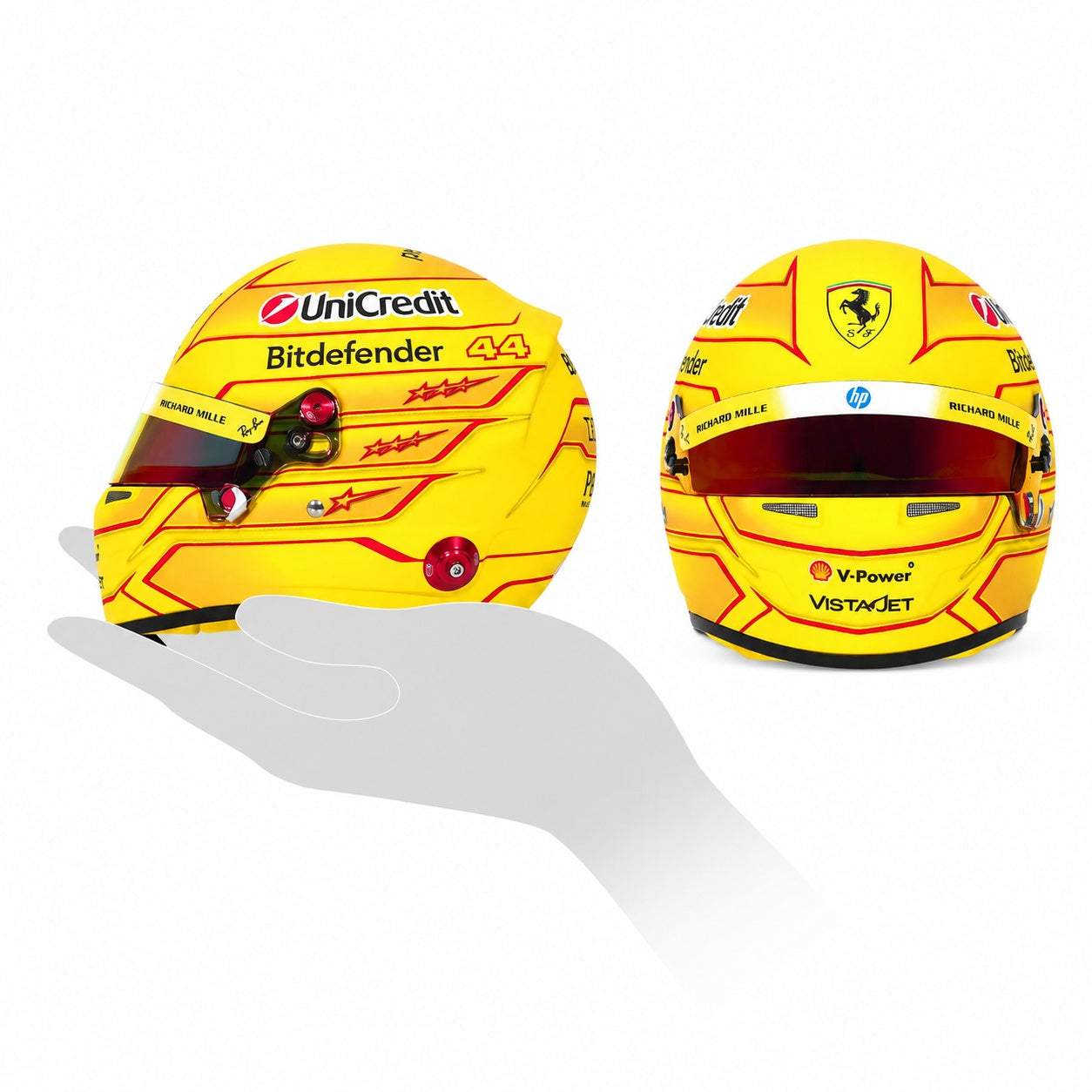 Buy Lewis Hamilton 1:2 Scale F1 Mini Helmet / Ferrari