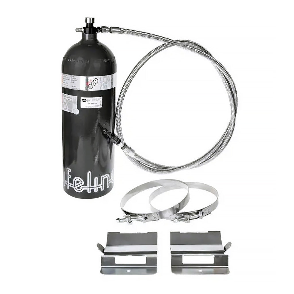 Lifeline 10lbs SFI 17.1 automatic fire suppression cylinder with braided lines