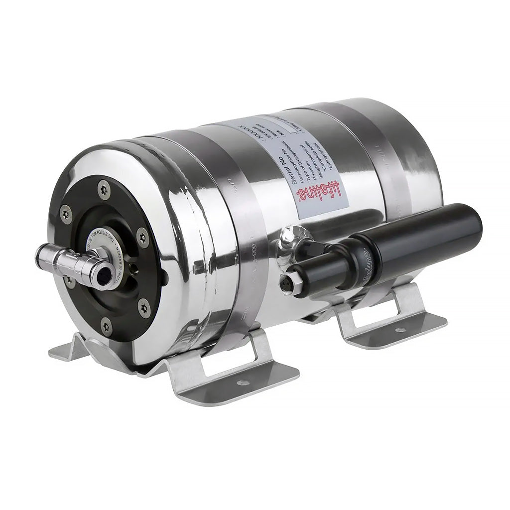 Compact FIA-approved fire suppression bottle with Remote Charge design