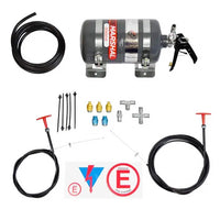 Thumbnail for Complete Lifeline Zero 360 FIA 3.0kg Fire Marshal kit with tubing, nozzles, and pull cables