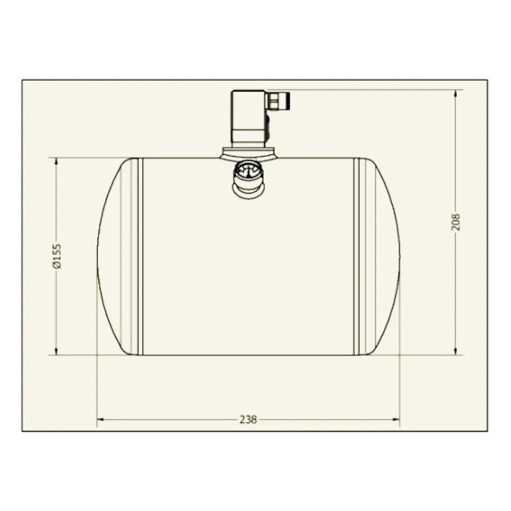 Lifeline Zero 2020 FIA-approved fire suppression bottle with brackets and straps for motorsport installation