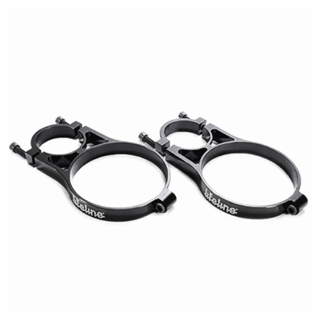 Zero 360 SFI billet aluminum cage clamp set for fire suppression bottles