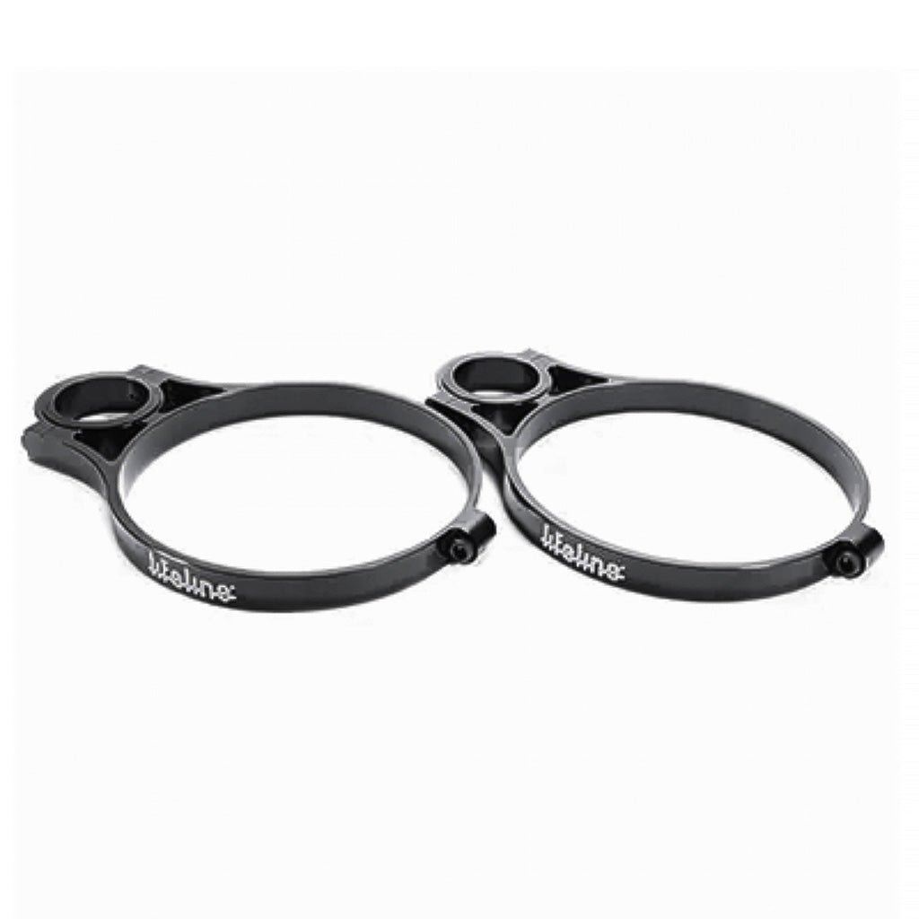 Zero 360 billet aluminum cage clamps for SFI 17.1 fire suppression systems