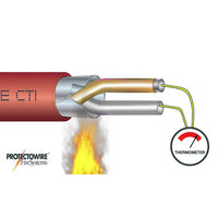 Thumbnail for Close-up of Protectowire fusible wire design for automatic fire activation