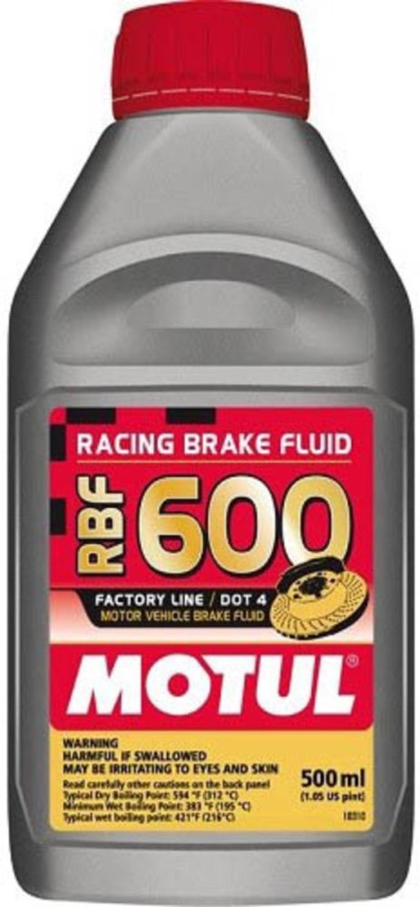 Motul RBF 600 Racing Brake Fluid (500 ml) - Competition Motorsport