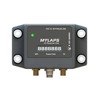 Thumbnail for MYLAPS X2 RaceLink Club device with a green LED on a white background