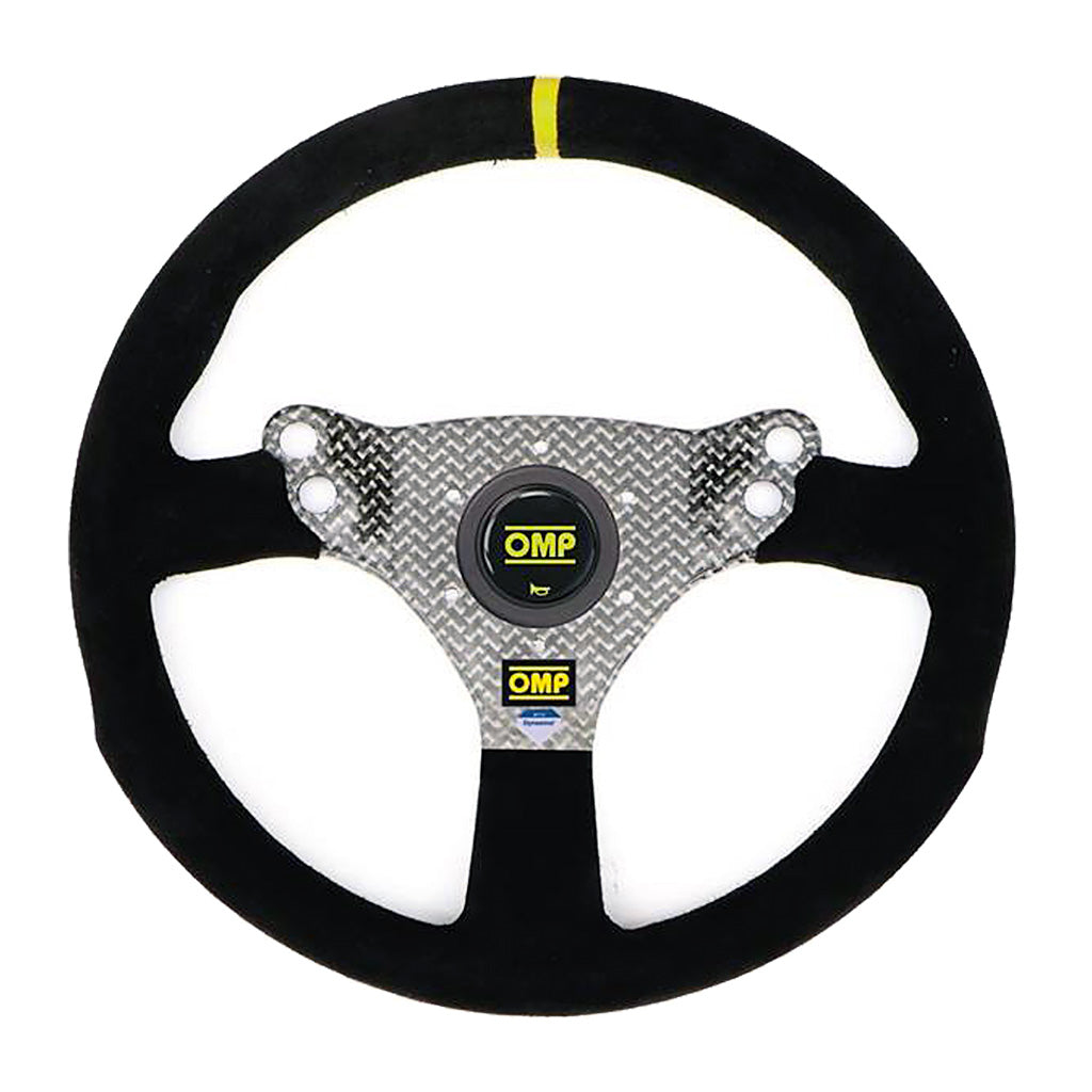 OMP 320 HYBRID S flat steering wheel OD0-2048 made with carbon fiber and Dyneema composite