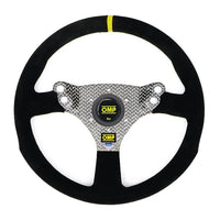 Thumbnail for OMP 320 HYBRID S flat steering wheel OD0-2048 made with carbon fiber and Dyneema composite