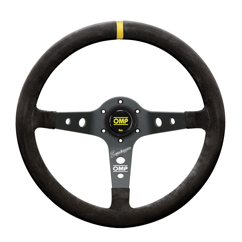 OMP Corsica Superleggero Steering Wheel – 350mm Diameter Black Suede