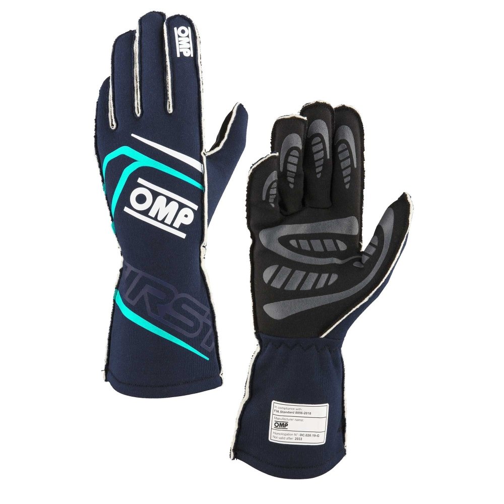 omp-first-nomex-race-gloves-Navy/cyan-sale-image